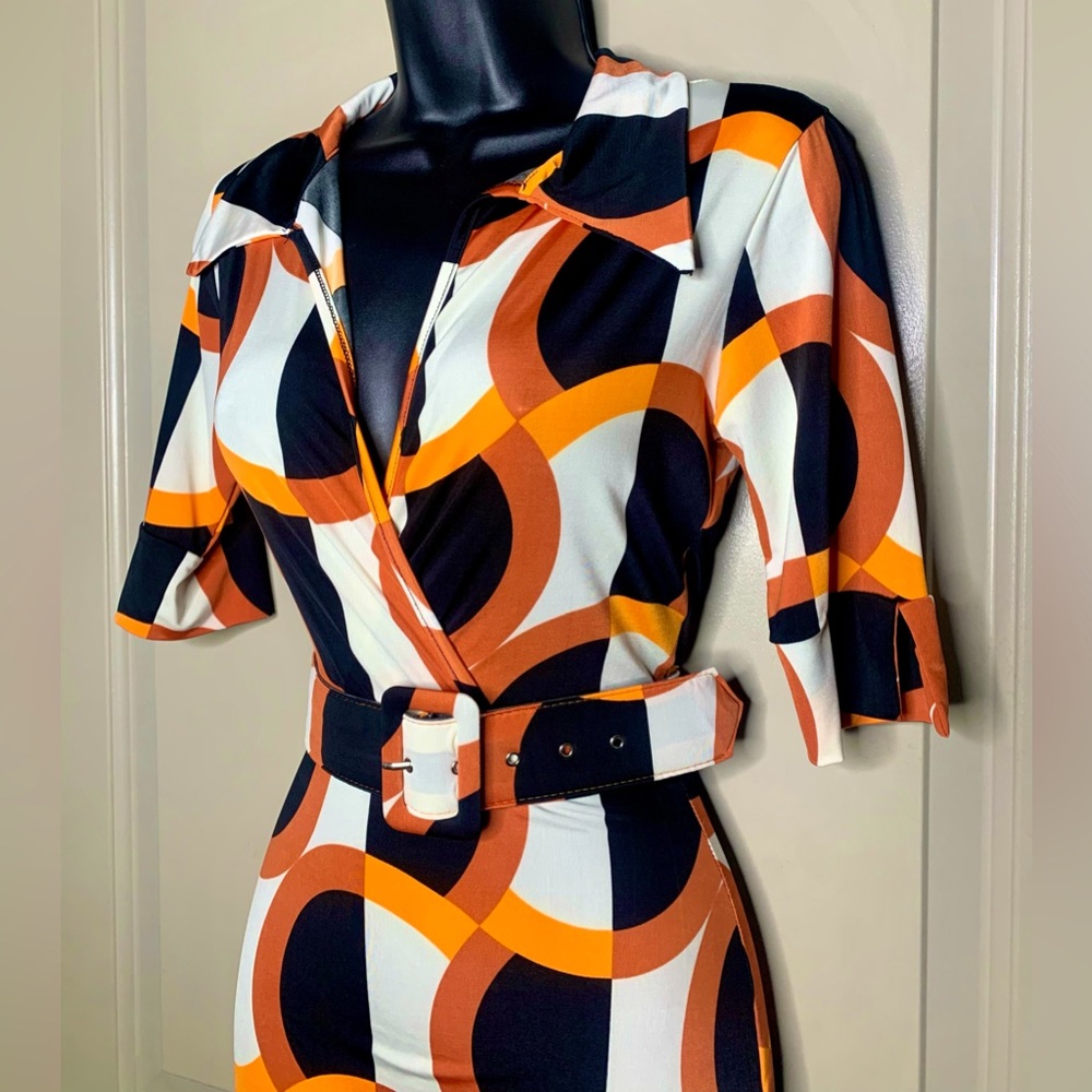 NEW‼️ ‘Groovy Gal’ 70’s Midi Dress - Picture 6 of 7
